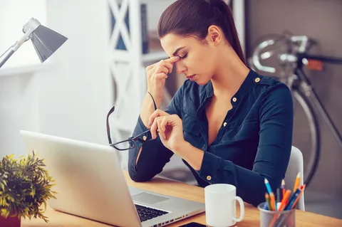 Sehstörungen durch Stress